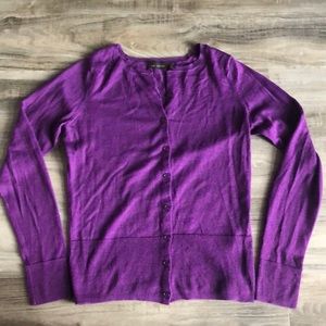 The Limited purple cardigan sweater